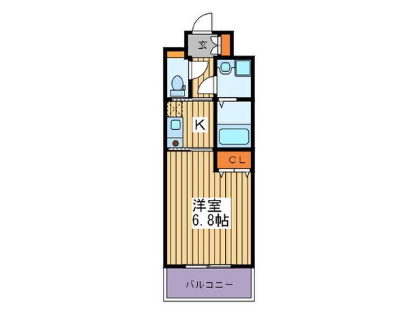 ラクラス高殿の物件間取画像